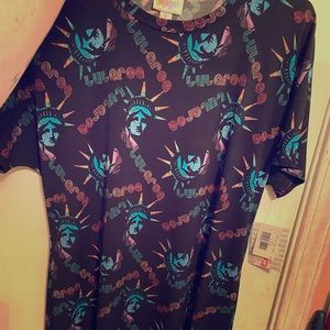 Small LulaRoe Americana Maria Dress NWT